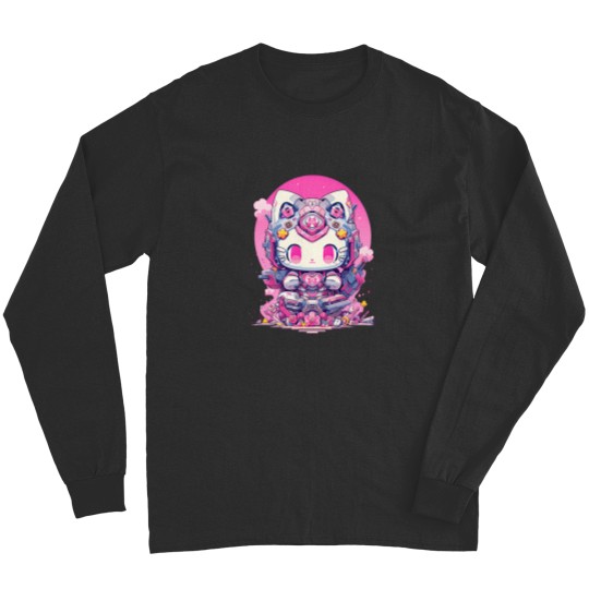 Discover Samurai Kitty - Super Flower Tank Long Sleeves