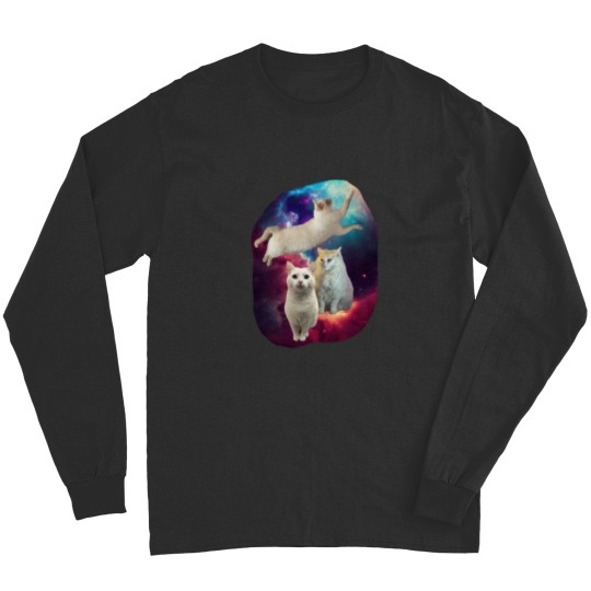 Discover Space cat Long Sleeves
