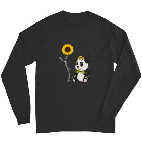 Discover You Are My Sunshine Panda Bear Long Sleeves