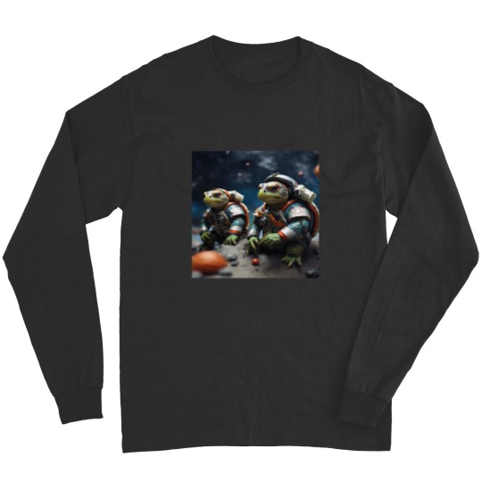 Discover Turtles in space uniforms Long Sleeves
