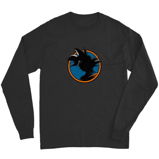 Discover Son Goku Dragon Ball Akira Toriyama Logo Silhouette 1 Long Sleeves