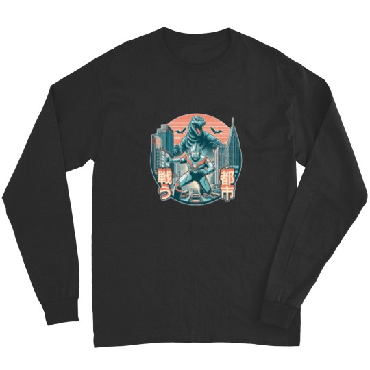 Discover Ultraman Vs Godzillá - Warzone 6 Long Sleeves Long Sleeves