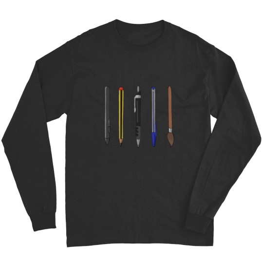 Discover Artist toolbox kit of art and office supplies Long Sleeves