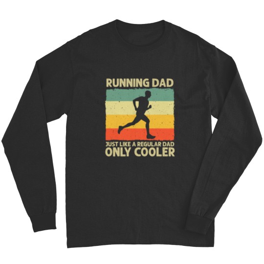 Discover Funny Running For Men Dad Marathon Runner Coachs Marathoner Long Sleeves
