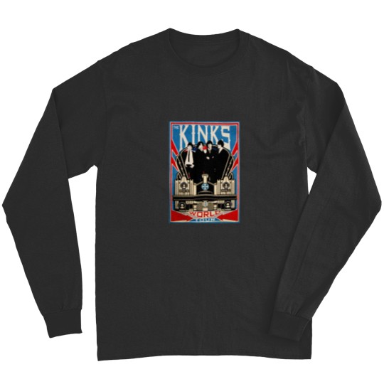 Discover The Kinks Band World Tour Long Sleeves