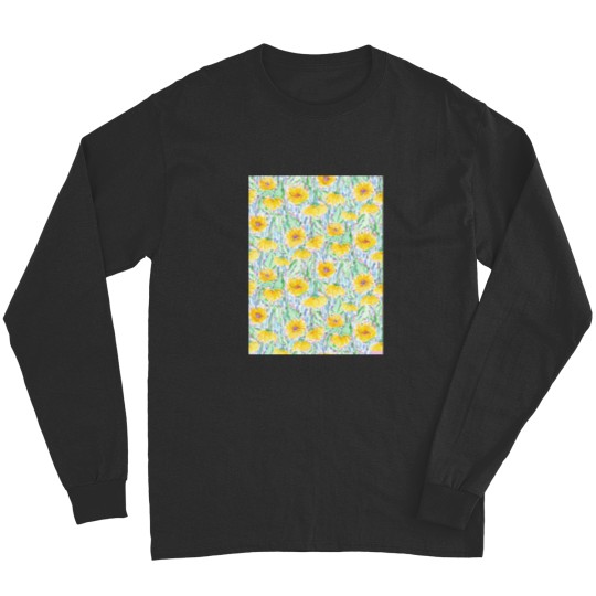 Discover Midsummer sunflowers Long Long Sleeves