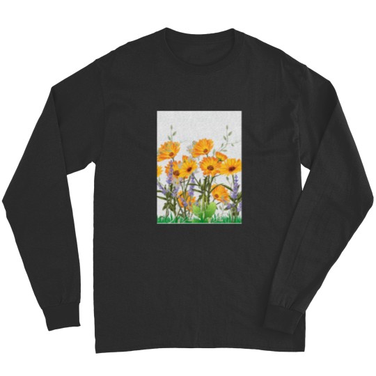 Discover Garden full of flowers Tri-blend Long Sleeves
