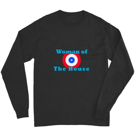 Discover Woman of The House Curling Shirt Classic Long Sleeves