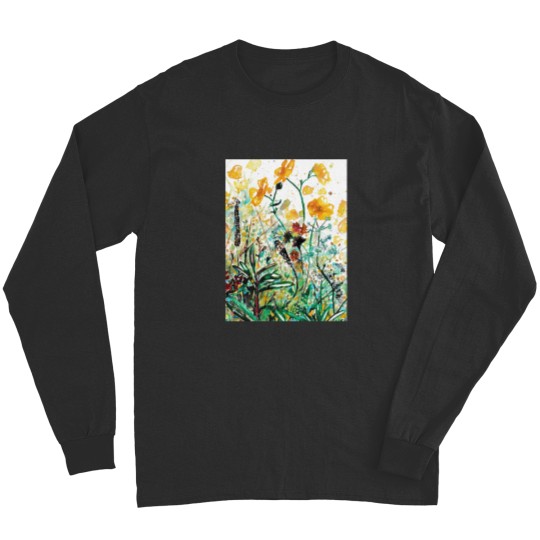 Discover Buttercups by the roadside Graphic Long Sleeves