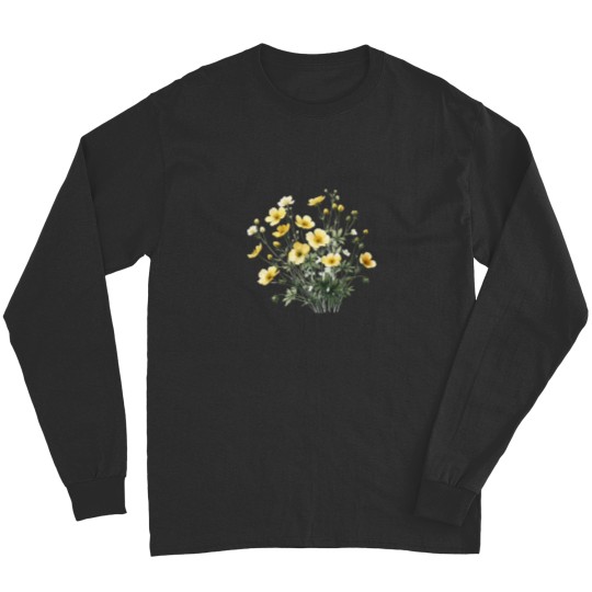 Discover Yellow Cosmos Flowers Essential Long Sleeves