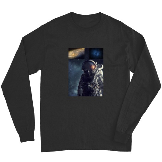 Discover Astronaut Cosmic Sound And Astronaut SPACE PLANET Galaxy universe MUSIC COOL TRENDY DESIGNS Long Sleeves