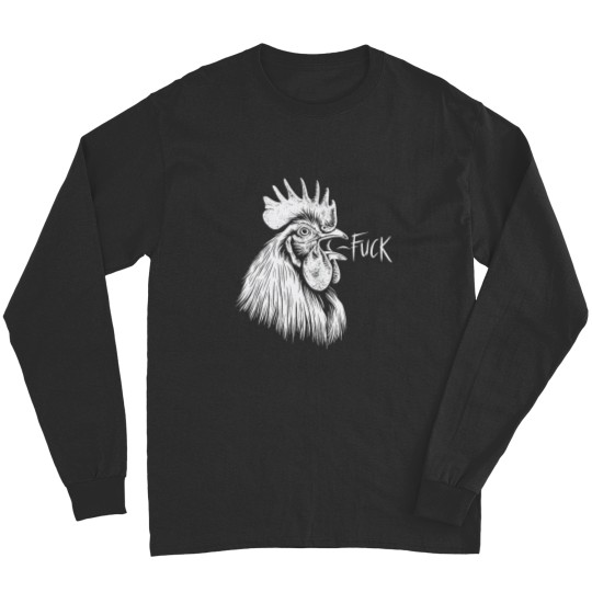 Discover Chicken Rooster Saying Fuckss Funny Tank Top Long Sleeves