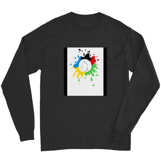 Discover Olympics Logo Paint Splatter Paris 2024 Classic Long Sleeves