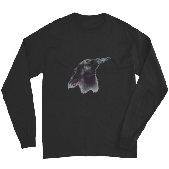 Discover Trendy Crow Print Long Sleeves