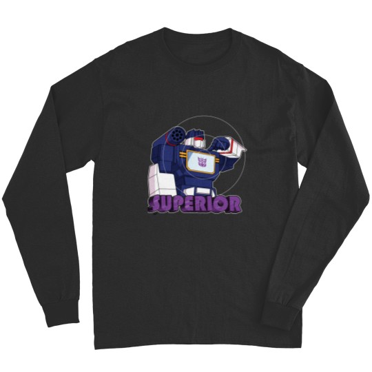 Discover Soundwave Superior (bust) - for dark shirts Essential Long Sleeves