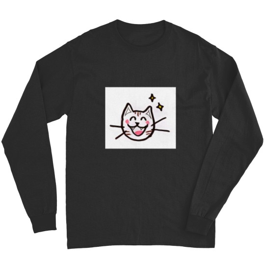 Discover smiling cat Long Sleeves