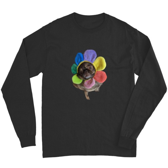Discover Chilli The Pug flower hat Long Sleeves