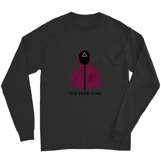 Discover Squid Cosplay - Pink Soldier - It_s your turn funny (1) Long Sleeves