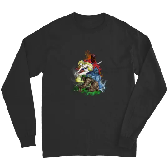 Discover The Four Elemental Lords Long Sleeves