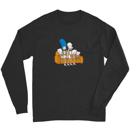 Discover The Simpsonzz Skeletons Treehouse Of Horror Couch Long Sleeves