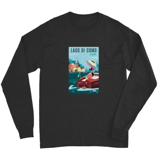 Discover Lago Di Como Poster 1 Long Sleeves