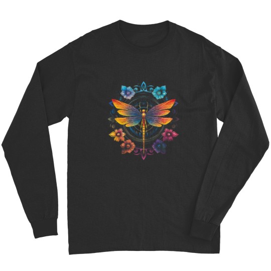 Discover Mandala Chakra Dragonfly Long Sleeves