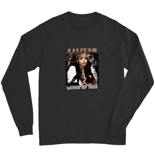 Discover Aaliyah Queen Of R&B Long Sleeves