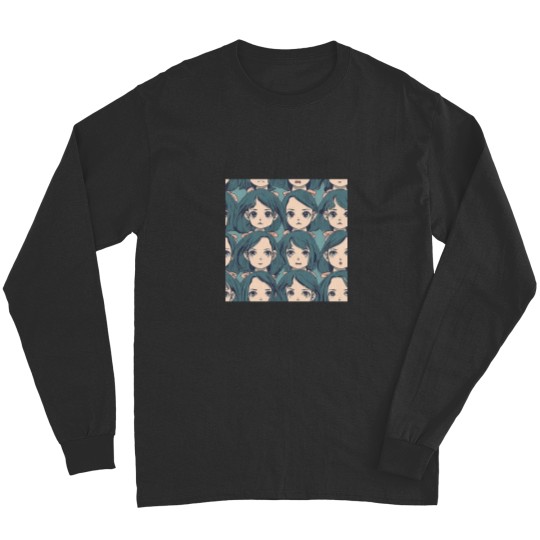 Discover Anime Wifu FaceAnime Wifu Face Pillow Long Sleeves