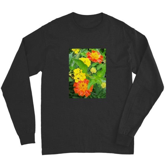 Discover yellow and orange flower Long Sleeves