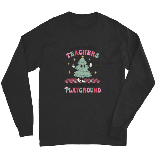 Discover Jolliest Bunch of Teachers This Side Of The Playground Xmass Long Sleeves