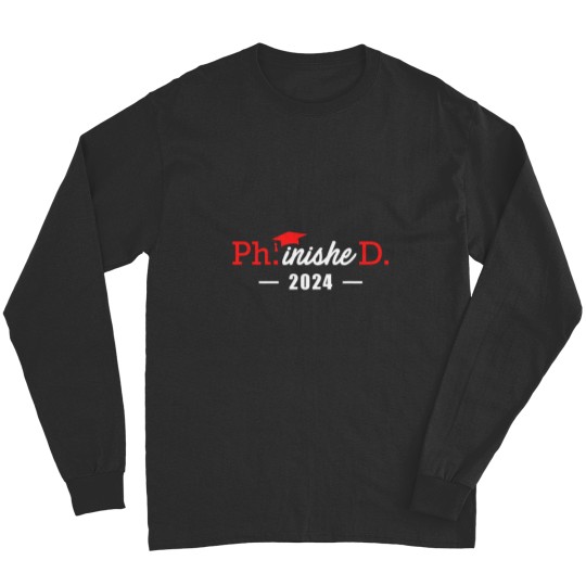 Discover Phinished Ph.D degree 2024 doctor finished Ph.D Long Sleeves