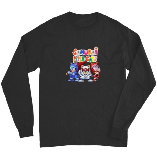 Discover Samurai Pizza Cats  Classic T Shirt Long Sleeves