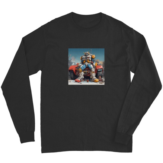 Discover 80'S Anime Robot Mechanic Long Sleeves