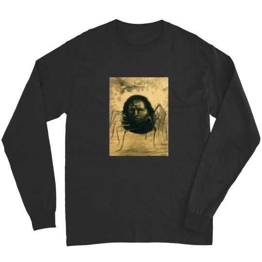Discover The Crying Spider by Odilon Redon Long Sleeves