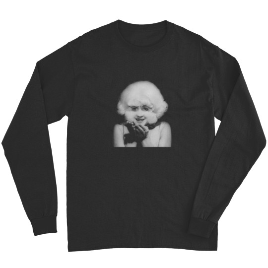 Discover Lady In The Radiator Smile Graphic Long Sleeves