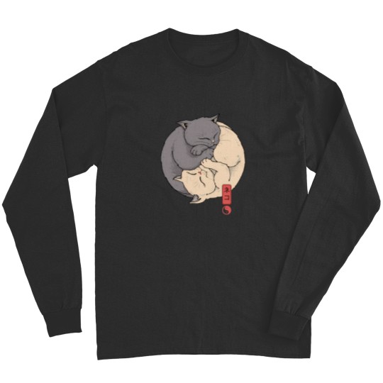 Discover Yin Yang Cats Long Sleeves