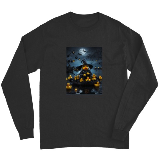 Discover Rubber Duck Witch - Halloween Duck Long Sleeves