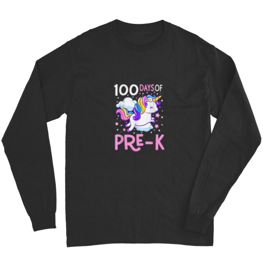 Discover 100 Days Of Pre K Teacher 100th Day Of School Un Long Sleeves