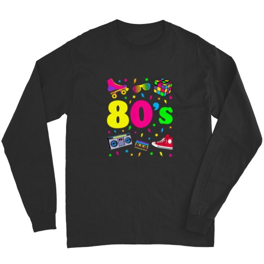 Discover I Love the 80s Theme Party Long Sleeve Tee
