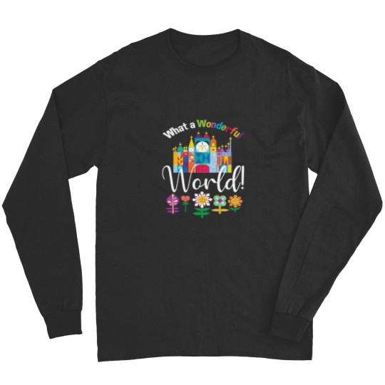 Discover What a Wonderful World Fitted Long Sleeves