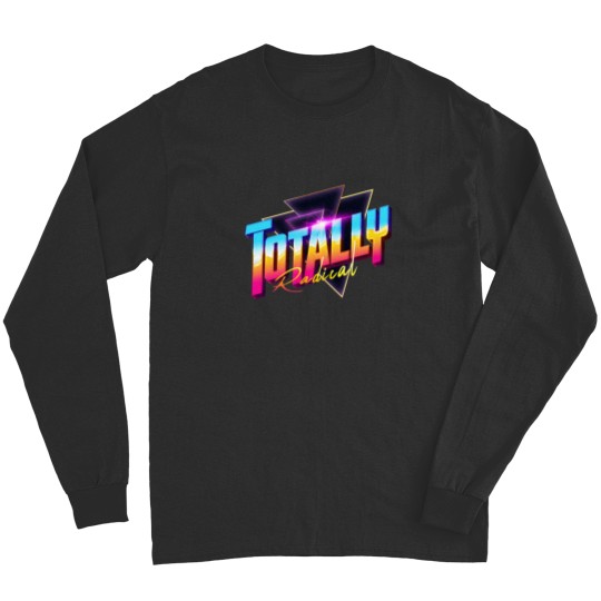 Discover Totally Radical 80s Synthwave Outrun Long Sleeves