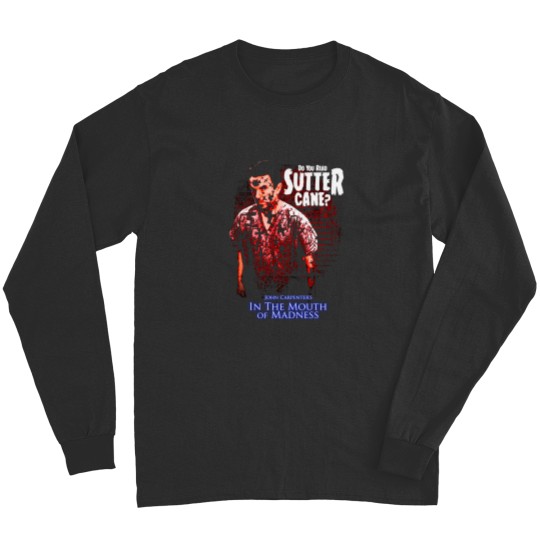 Discover Sutter Cane John Carpenter Horror Movie T-Shirt 3867 Long Sleeves