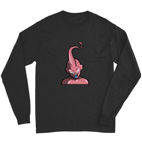 Discover Kid Buu Face Art - Majin Buu dragons Ball Z Long Sleeves