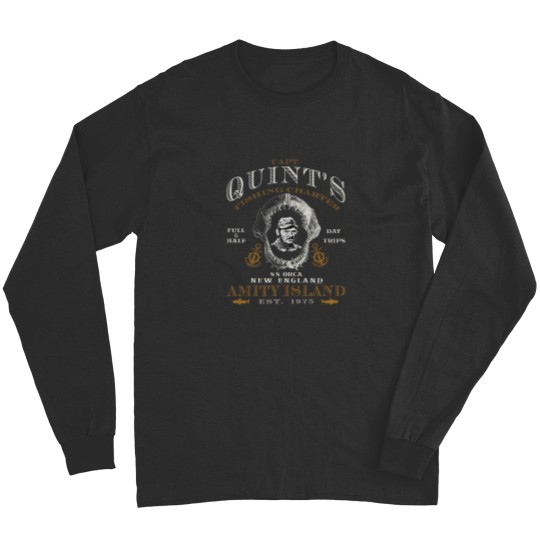 Discover Captain Quint's Jaw Skull (Universall © UCS LLC) Long Sleeves