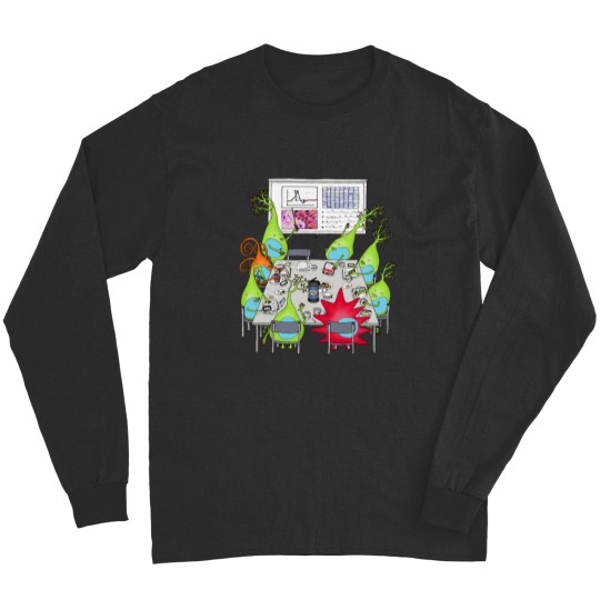 Discover Brain Cell Lab Meeting Long Sleeves