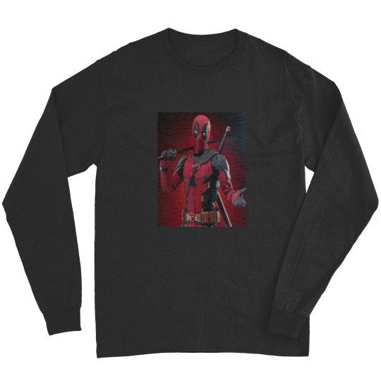 Discover Deadpool & Wolverine Movie Long Sleeve Shirt - Deadpool 3 Design