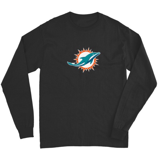Discover Miami Dolphins-Logo Long Sleeves