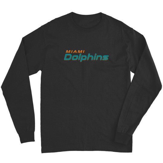 Discover Miami Dolphins-Logo Long Sleeves