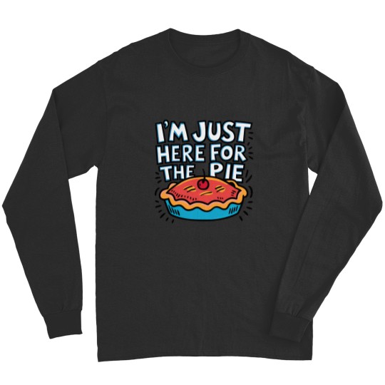 Discover Thanksgiving Funny Pop Art Funny Thanksgiving Pie Vintages Holiday Humor Long Sleeves