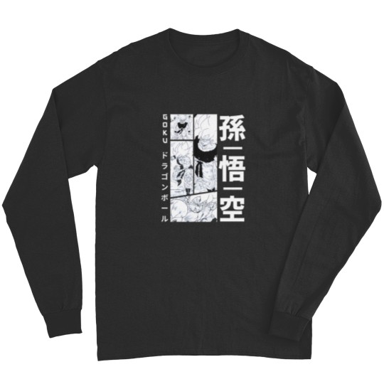 Discover Dragon Ball Zsuper Super Saiyan Goku Manga Artwork V2 1 Long Sleeves